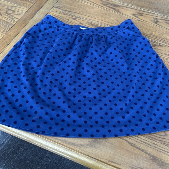 Boden Dresses & Skirts - Boden Navy and Black Dotted Mini Skirt